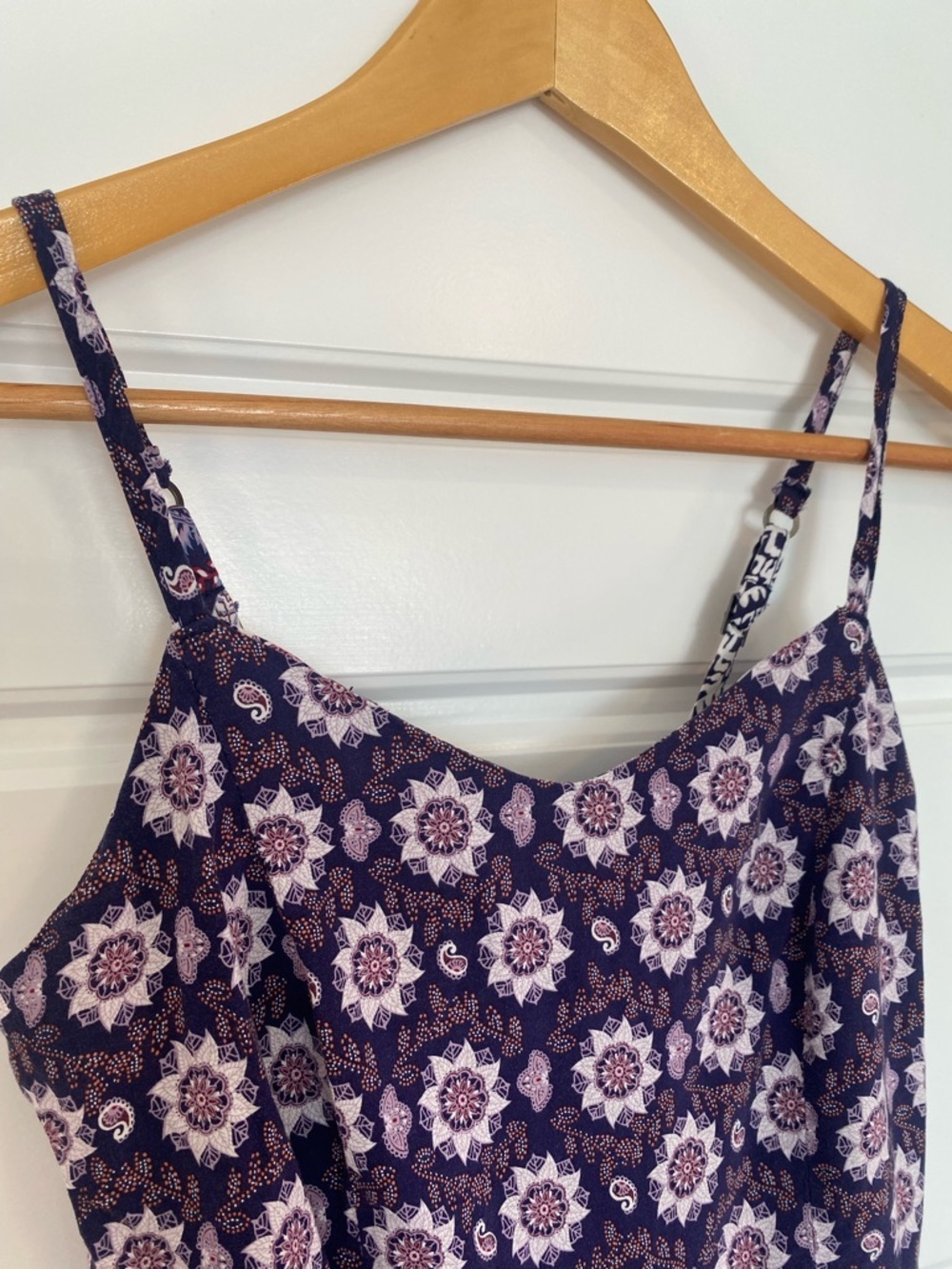 Garage Purple Floral Boho Sundress | Festival Summer Dress | Size Small - Picture 3 of 9